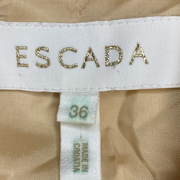 Escada Cashmere/Silk Vintage Professional Peachy Pink Women's Jacket Sz 36 - Picture 7 of 9